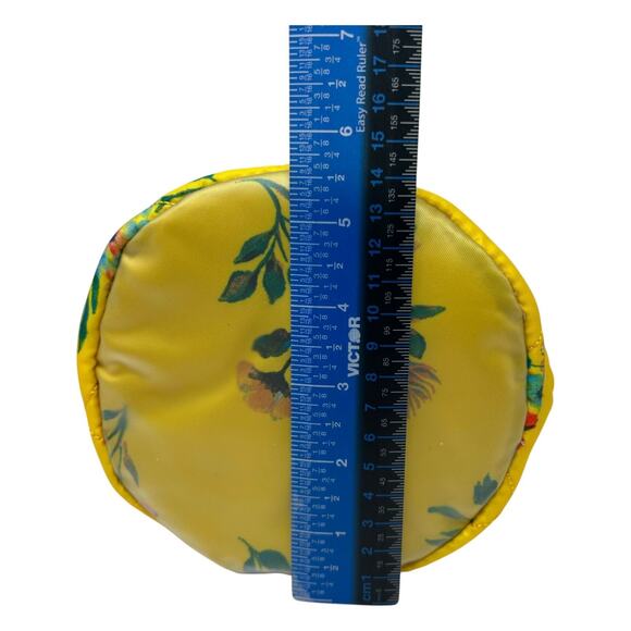 Lug Color Joy Tumbler Bag Bouquet Yellow Floral Travel Toiletry Artist Supply - Picture 13 of 15